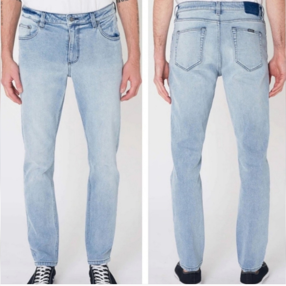 Rolla's Mens 32x32 Tim Slim's Slim Fit Headlight Blue Jeans